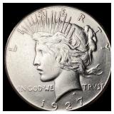 1927-S Silver Peace Dollar CLOSELY UNCIRCULATED