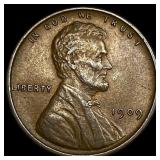 1909 V.D.B. Lincoln Wheat Cent NEARLY UNCIRCULATED