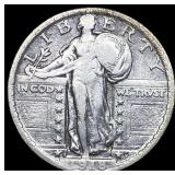 1918-S Silver Standing Liberty Quarter LIGHTLY CIR