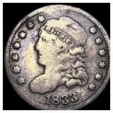 1833 Capped Bust Half Dime LIGHTLY CIRCULATED