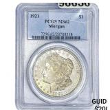 1921 Morgan Silver Dollar PCGS MS62
