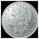 1891-CC Silver Morgan Dollar NEARLY UNCIRCULATED