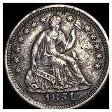 1851-O Silver Half Dime NEARLY UNCIRCULATED