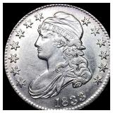 1833 Capped Bust Half Dollar CLOSELY UNCIRCULATED