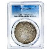 1922-D Silver Peace Dollar PCGS XF40