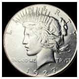 1927-S Silver Peace Dollar UNCIRCULATED
