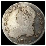 1817 Capped Bust Half Dollar NICELY CIRCULATED