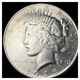 1925 Silver Peace Dollar CLOSELY UNCIRCULATED