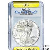 2004 Silver Eagle SGS MS70