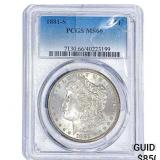 1881-S Morgan Silver Dollar PCGS MS66