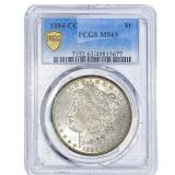 1884-CC Morgan Silver Dollar PCGS MS63
