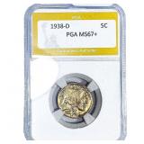 1938-D Buffalo Nickel PGA MS67+