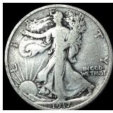 1917-S Silver Walking Liberty Half Dollar LIGHTLY