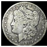 1892 Morgan Silver Dollar LIGHTLY CIRCULATED