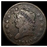 1810 Classic Head Large Cent LIGHTLY CIRCULATED