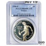 1996 $1 Tennis PCGS PR69 DCAM