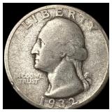 1932-D Silver Washington Quarter LIGHTLY CIRCULATE