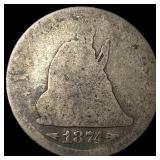 1874 Seated Liberty Quarter NICELY CIRCULATED