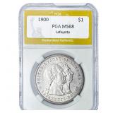 1900 Lafayette Silver Dollar PGA MS68