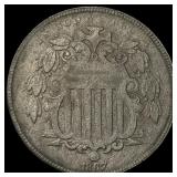 1867 Shield Nickel HIGH GRADE