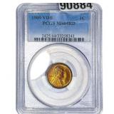 1909 VDB Wheat Cent PCGS MS64 RD