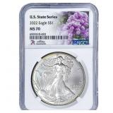 2022 Silver Eagle NGC MS70