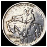 1925 Stone Mountain Silver Half Dollar LIGHTLY CIR