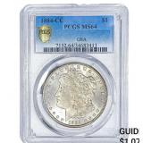 1884-CC Morgan Silver Dollar PCGS MS64