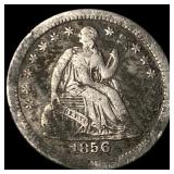 1856-O Silver Seated Liberty Half Dime HIGH  GRAD
