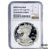 2020-W Silver Eagle NGC PF69 Ultra Cameo