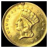 1856 Gold $1 Indian Head Type 2 HIGH GRADE