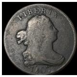 1807 Copper Half Cent NICELY CIRCULATED