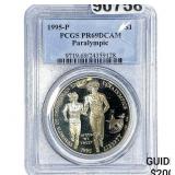 1995 $1 Paralympic PCGS PR69 DCAM