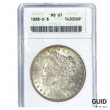1888-O Morgan Silver Dollar ANACS MS61