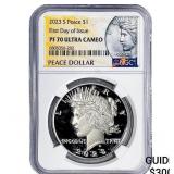 2023-S Silver Peace Dollar NGC PF70 Ultra Cameo