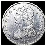 1831 Capped Bust Silver Quarter CLOSELY UNCIRCULAT