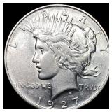 1927-D Silver Peace Dollar CLOSELY UNCIRCULATED