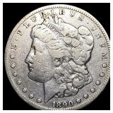 1890-CC Silver Morgan Dollar LIGHTLY CIRCULATED