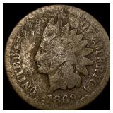 1869 Indian Head Cent NICELY CIRCULATED