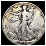 1923-S Silver Walking Liberty Half Dollar LIGHTLY