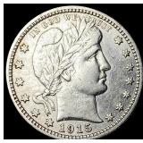 1915 Barber Silver Quarter CLOSELY  UNCIRCULATED