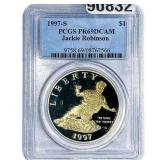 1997-S $1 Jackie Robinson PCGS PR69 DCAM