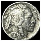 1917-D Buffalo Nickel LIGHTLY CIRCULATED