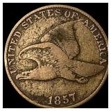 1857 Flying Eagle Cent LIGHTLY CIRCULATED