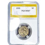 1930 Buffalo Nickel PGA MS67