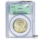 1944 Walking Liberty Half Dollar PCGS MS64
