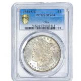 1884-CC Morgan Silver Dollar PCGS MS64