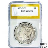 1900-O/CC Morgan Silver Dollar PGA Genuine