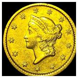 1851-C Gold $1 Liberty Head CLOSELY UNCIRCULATED