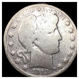 1913 Barber Half Dollar NICELY CIRCULATED